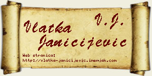 Vlatka Janičijević vizit kartica